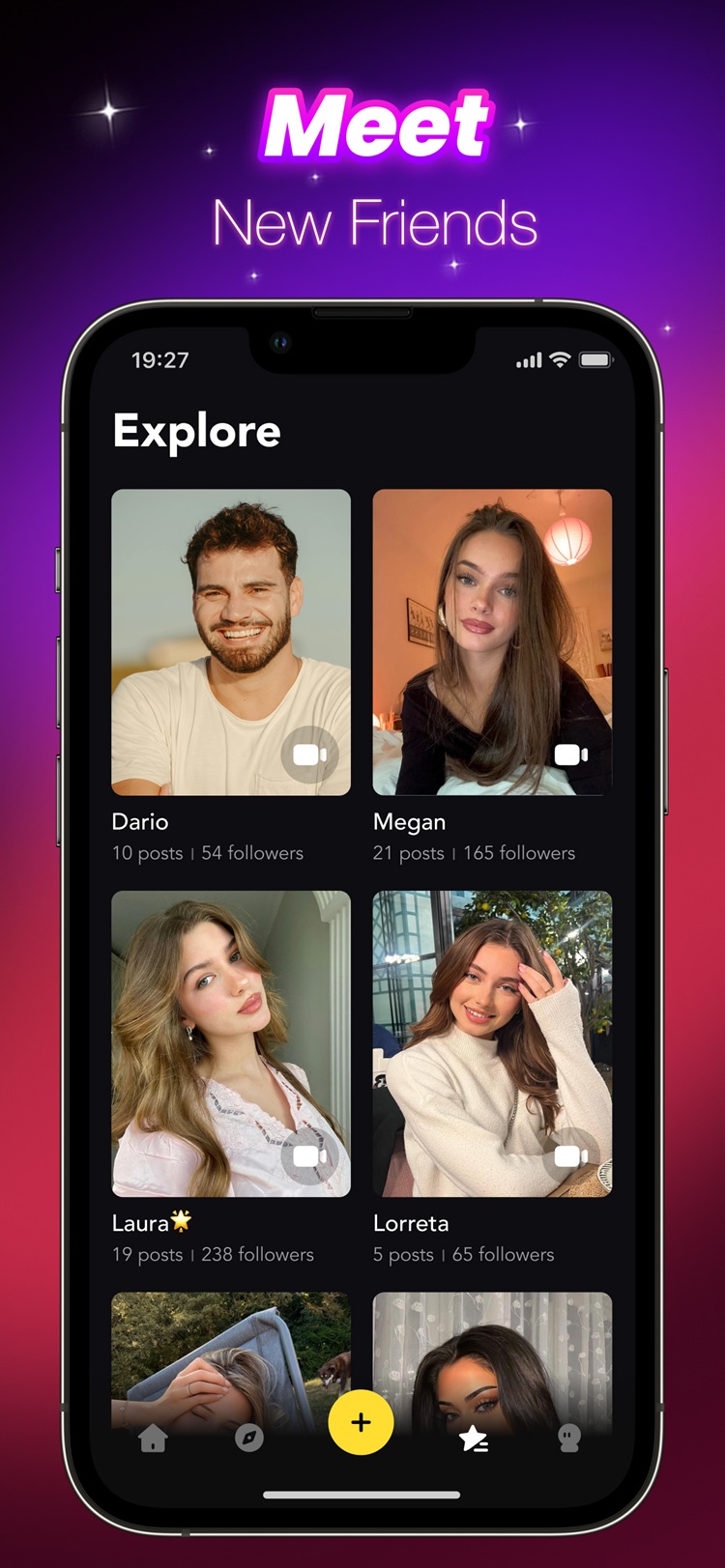 App sharing interface